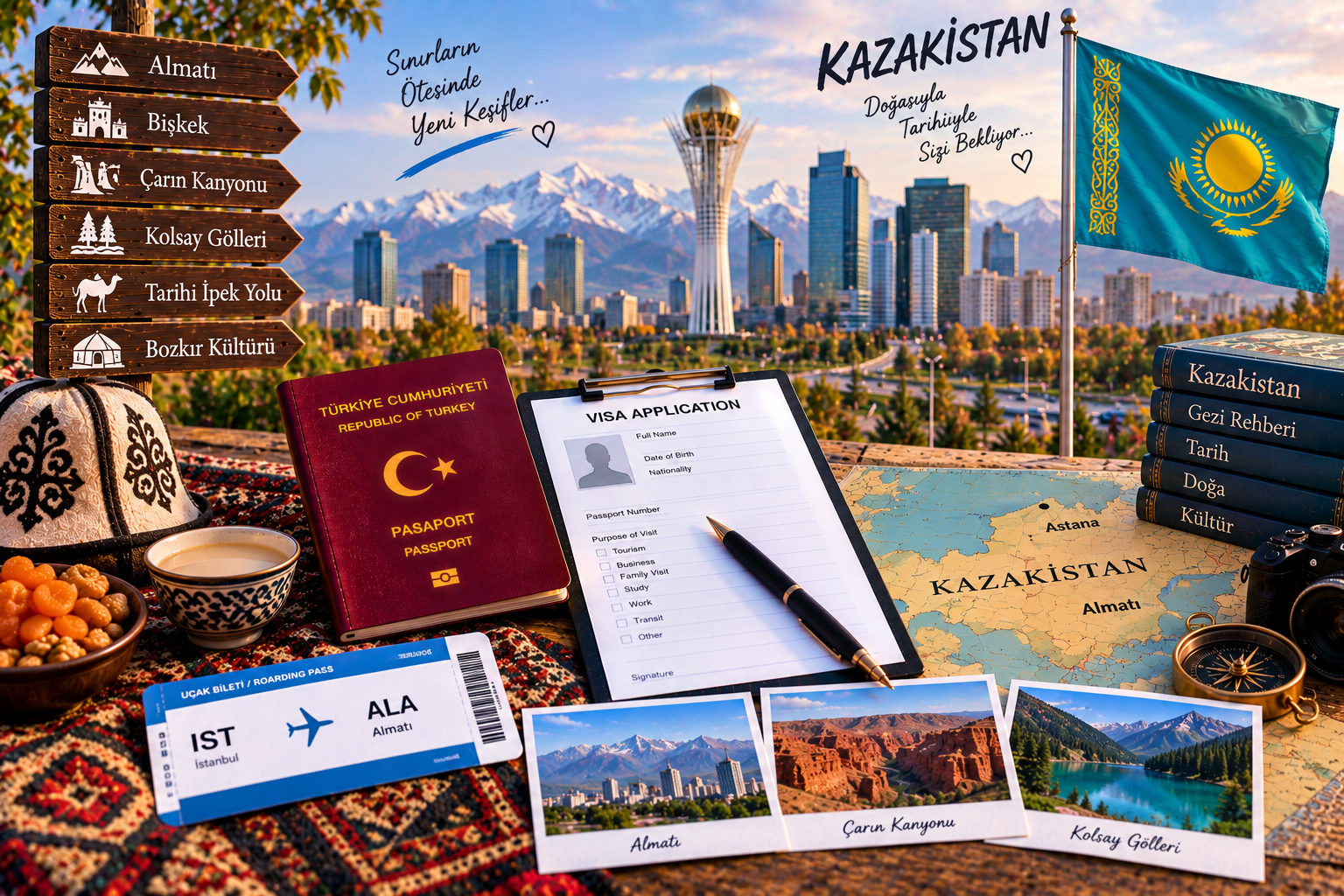 Kazakistan Vizesi ve Giriş Şartları: 2026 Güncel Rehber