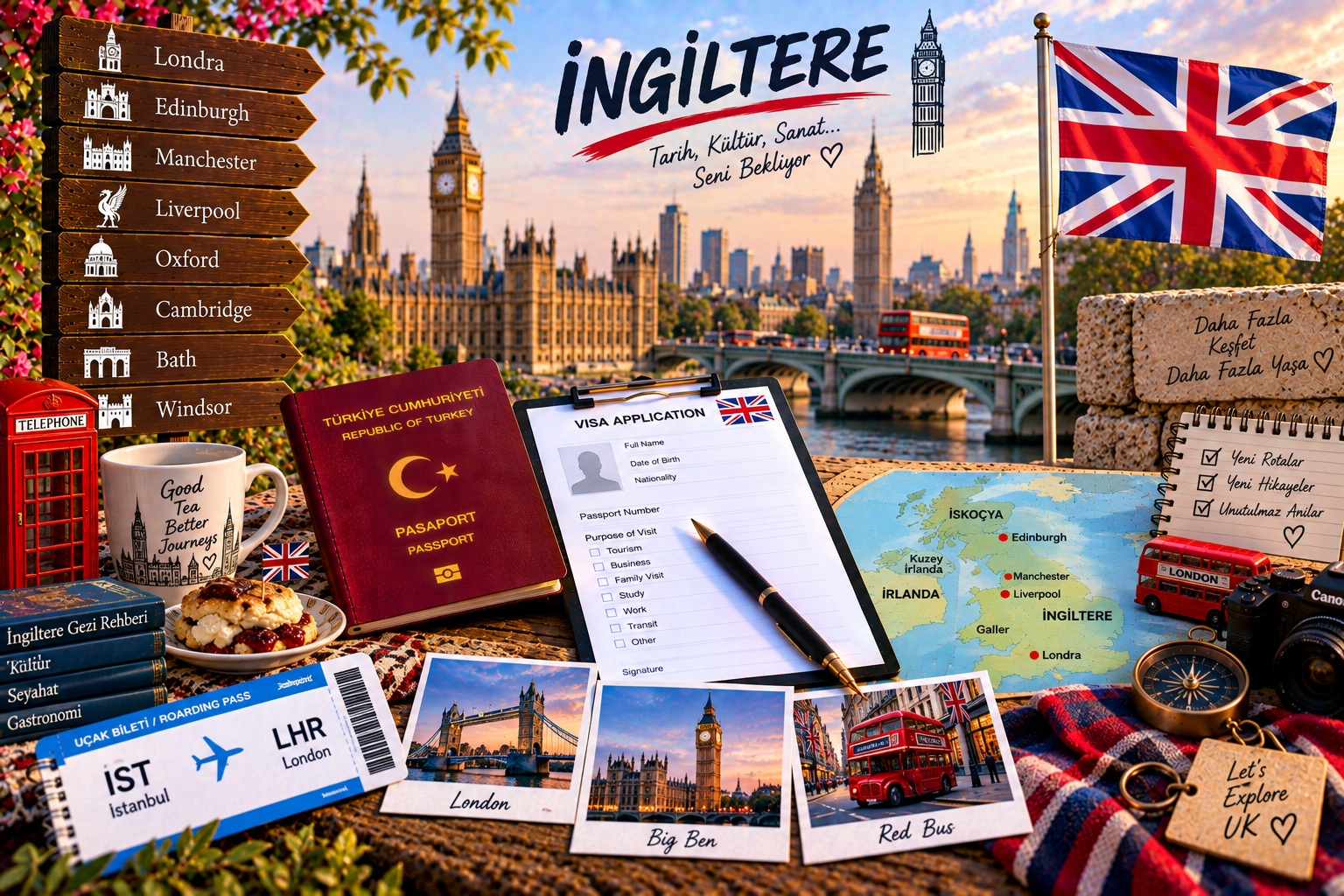 İngiltere Vizesi Nedir? 2026 Başvuru Rehberi ve Şartlar