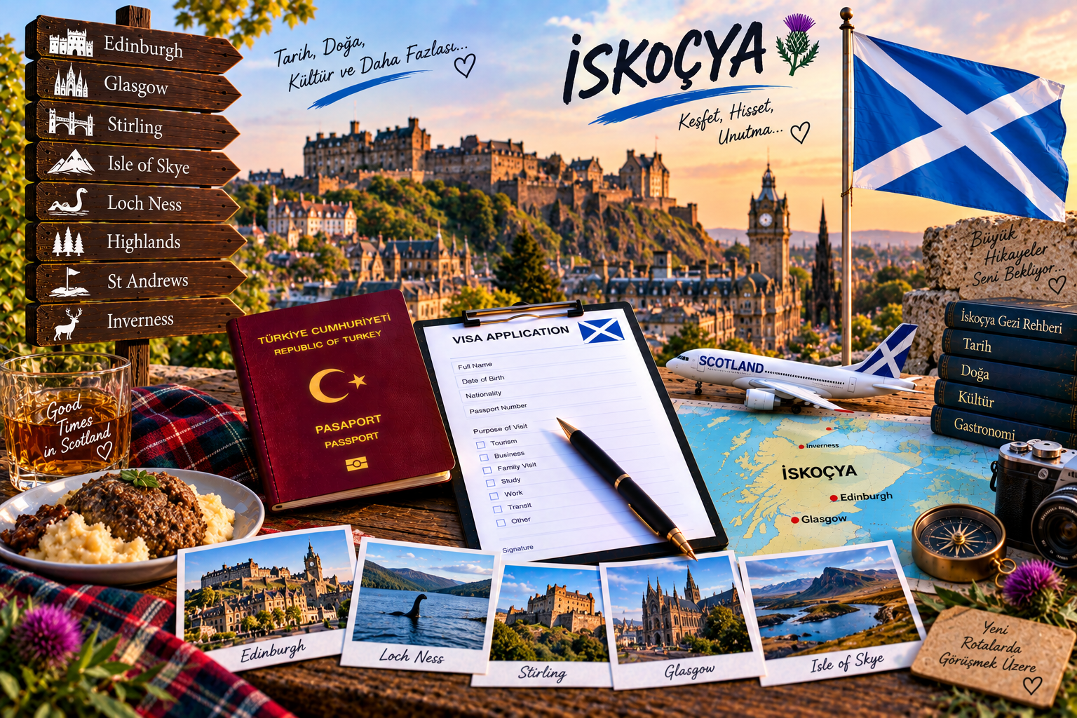 İskoçya (Birleşik Krallık) Vizesi ve Giriş Şartları: 2026 Rehberi